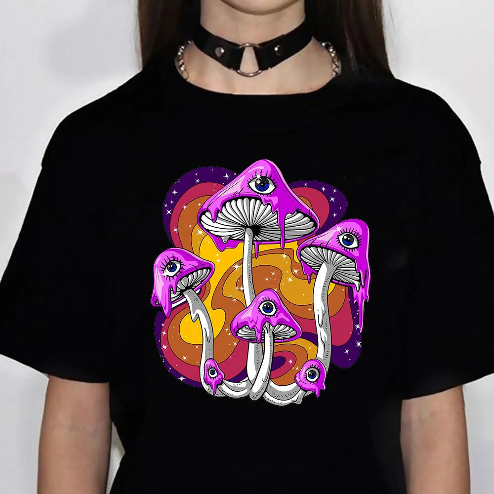 Magic Mushrooms Alien Psychedelic Shirt