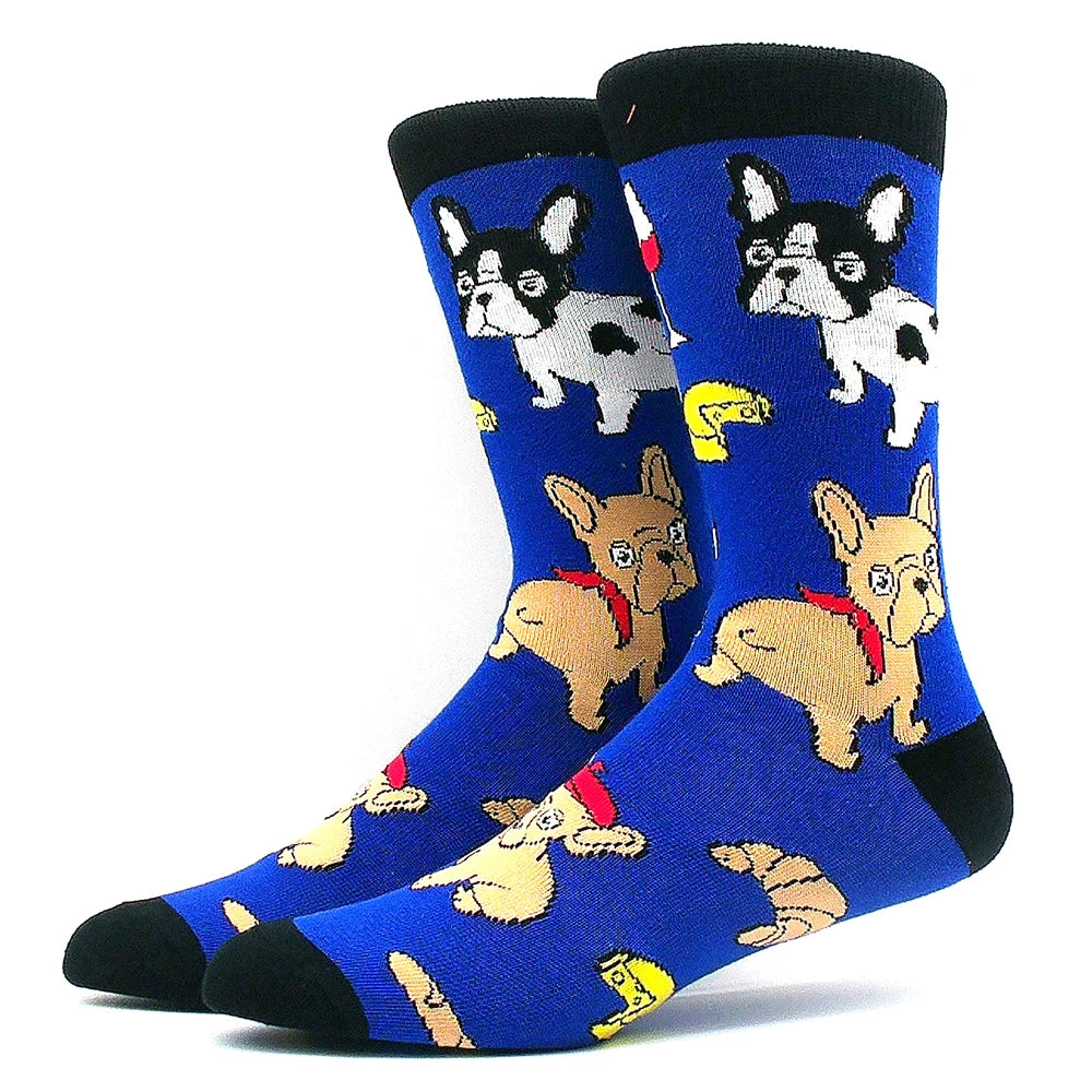 Cotton Happy Funny Socks Men Alien Planet