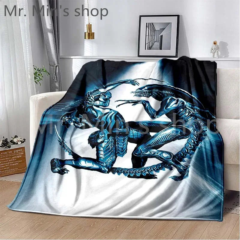 Boy Girl's Bedroom Multifunction Blankets Alien Vs. Predator