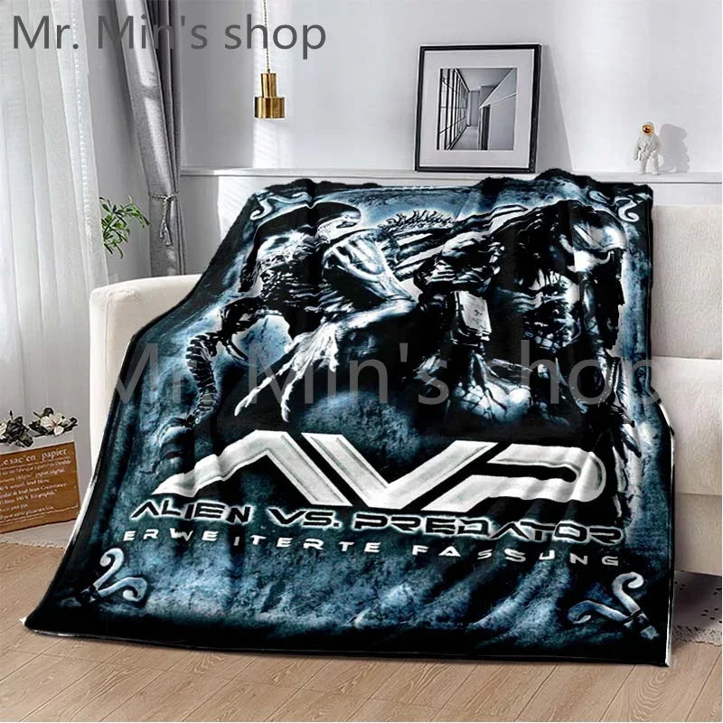 Boy Girl's Bedroom Multifunction Blankets Alien Vs. Predator