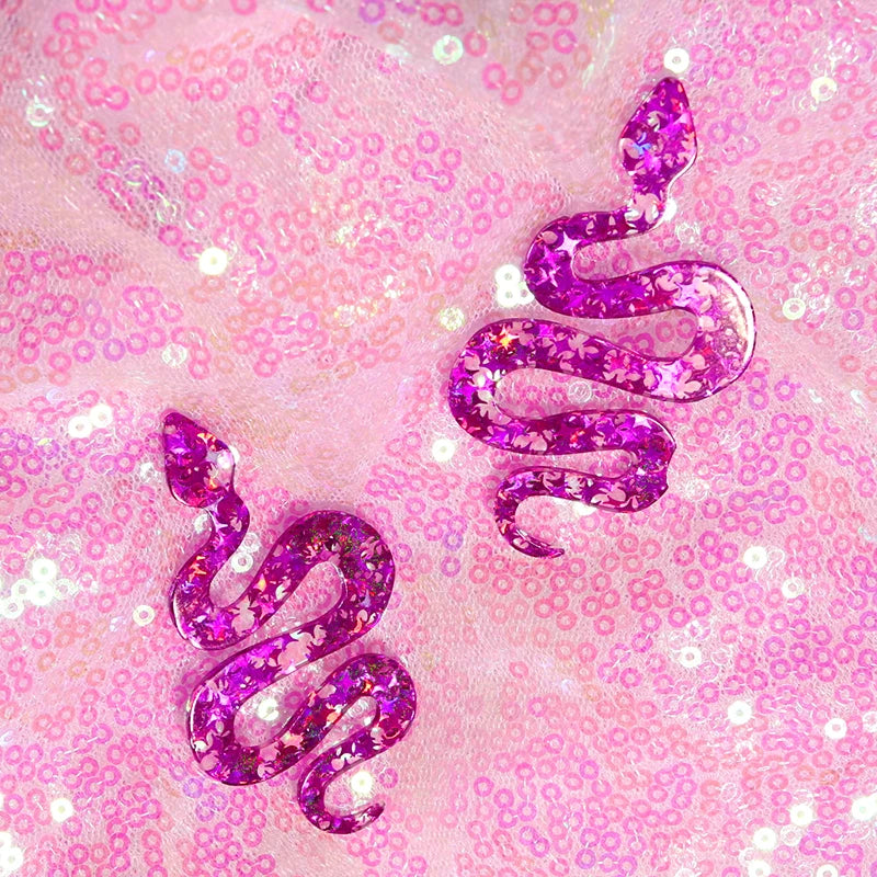 Y2k Earrings For Women Hip Hop Pink Cute Alien Set