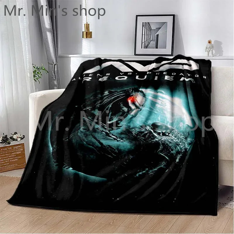 Boy Girl's Bedroom Multifunction Blankets Alien Vs. Predator