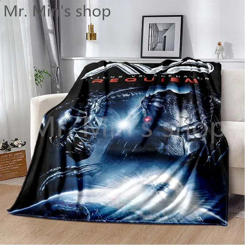 Boy Girl's Bedroom Multifunction Blankets Alien Vs. Predator