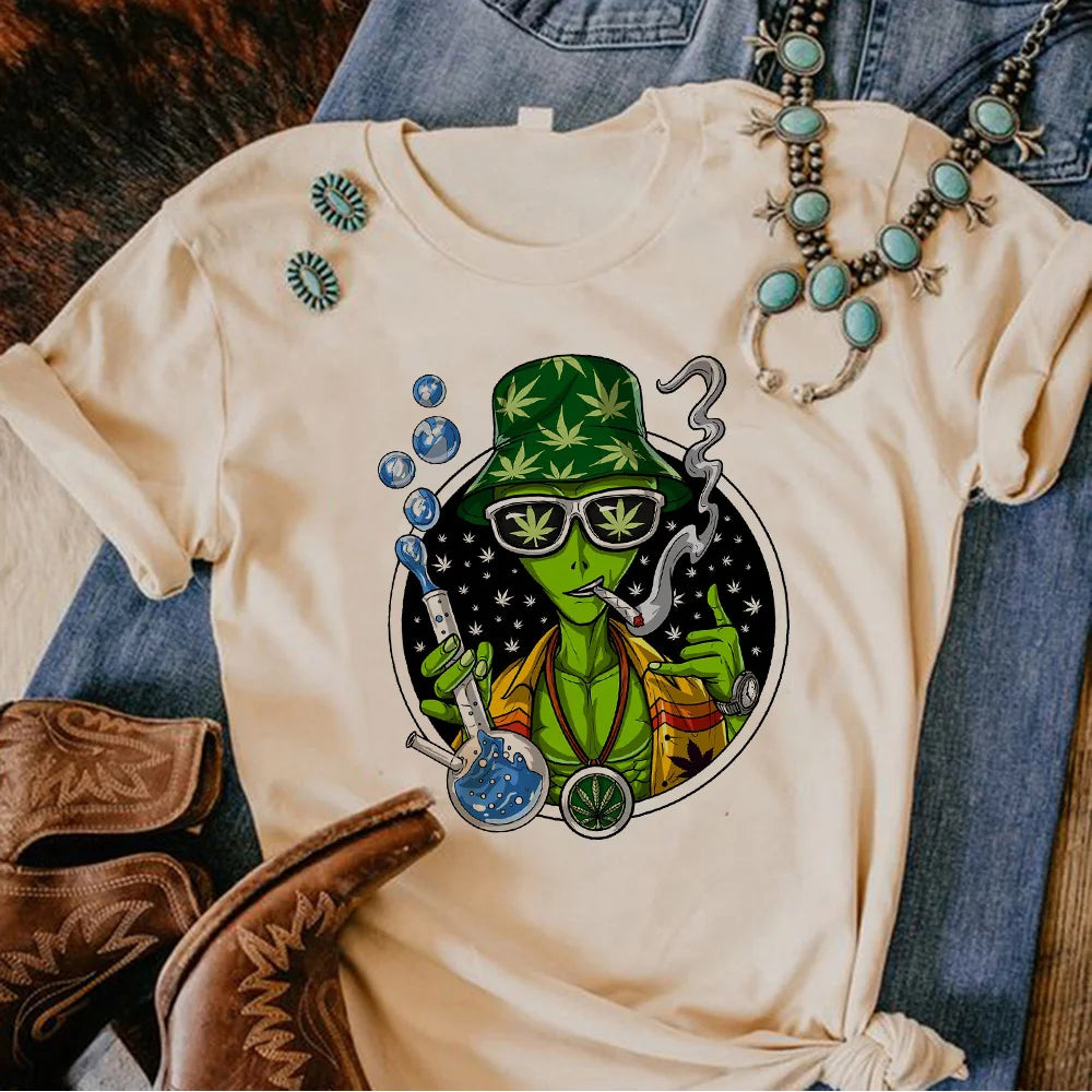 Magic Mushrooms Alien Psychedelic Shirt