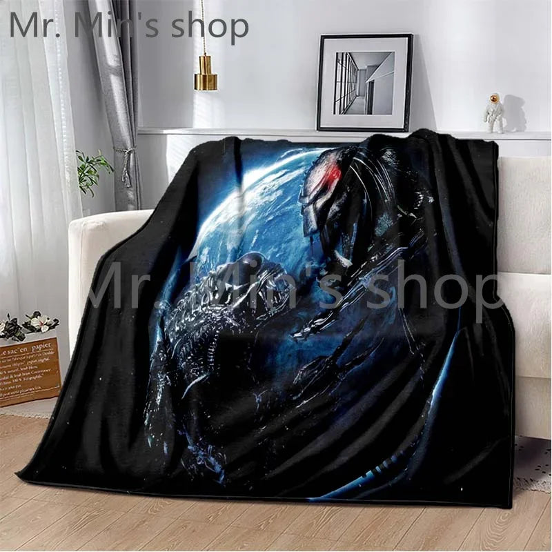 Boy Girl's Bedroom Multifunction Blankets Alien Vs. Predator