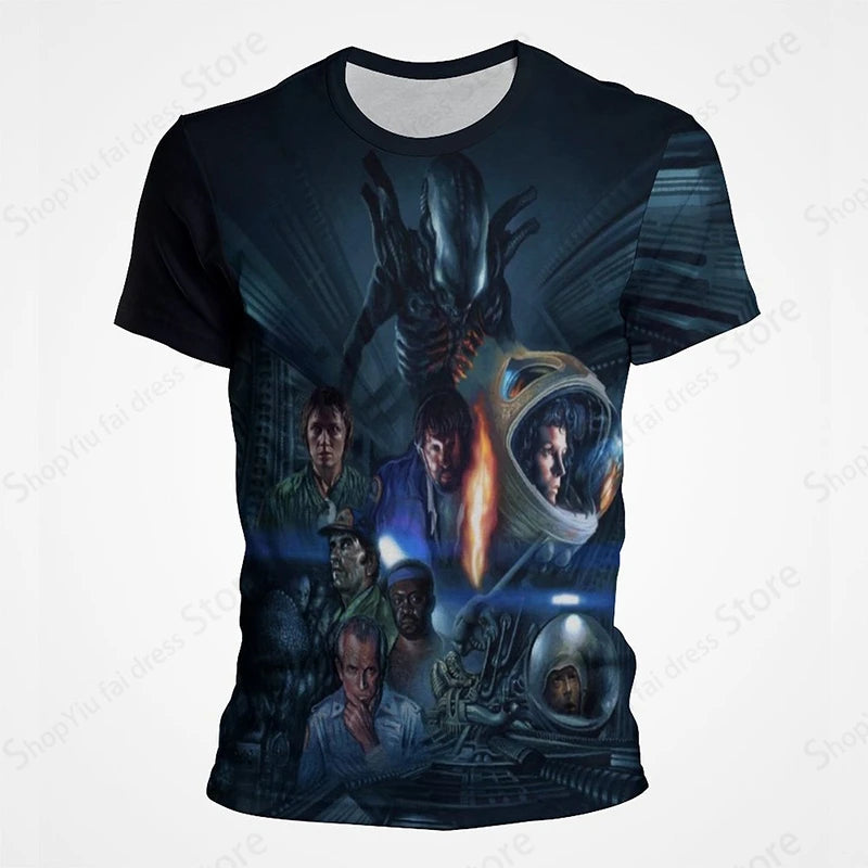 Movies Alien Mutation 3d Print Tshirt Men Women