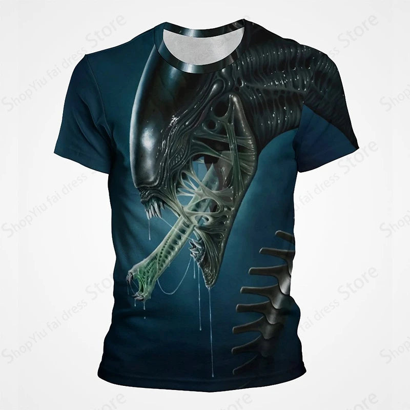 Movies Alien Mutation 3d Print Tshirt Men Women