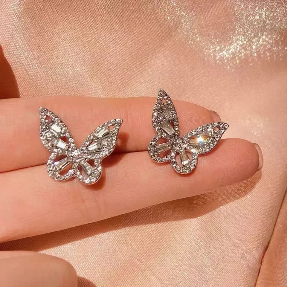 Geometric Rhombus Double Layer Combination Design Earrings For Women