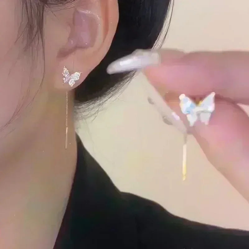 Geometric Rhombus Double Layer Combination Design Earrings For Women