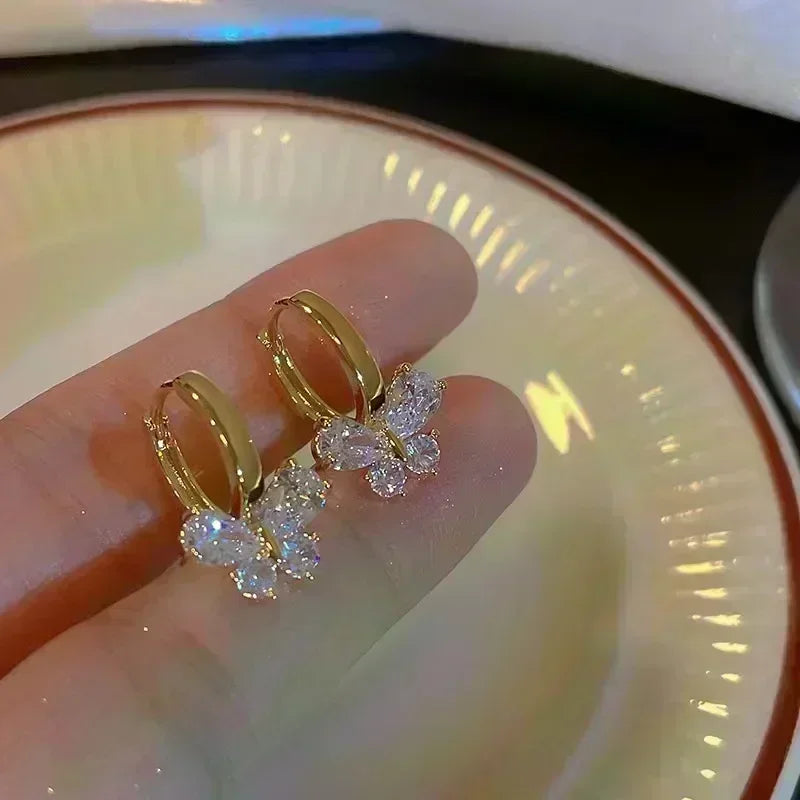 Geometric Rhombus Double Layer Combination Design Earrings For Women