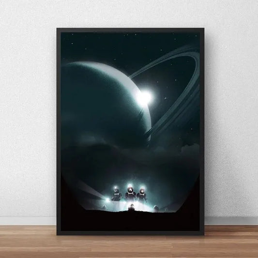 Classic Sci-Fi Alien Movie Poster