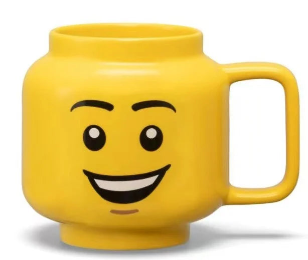 Cartoon Ceramic Mug Cup 250ML with Cute Impish Expression