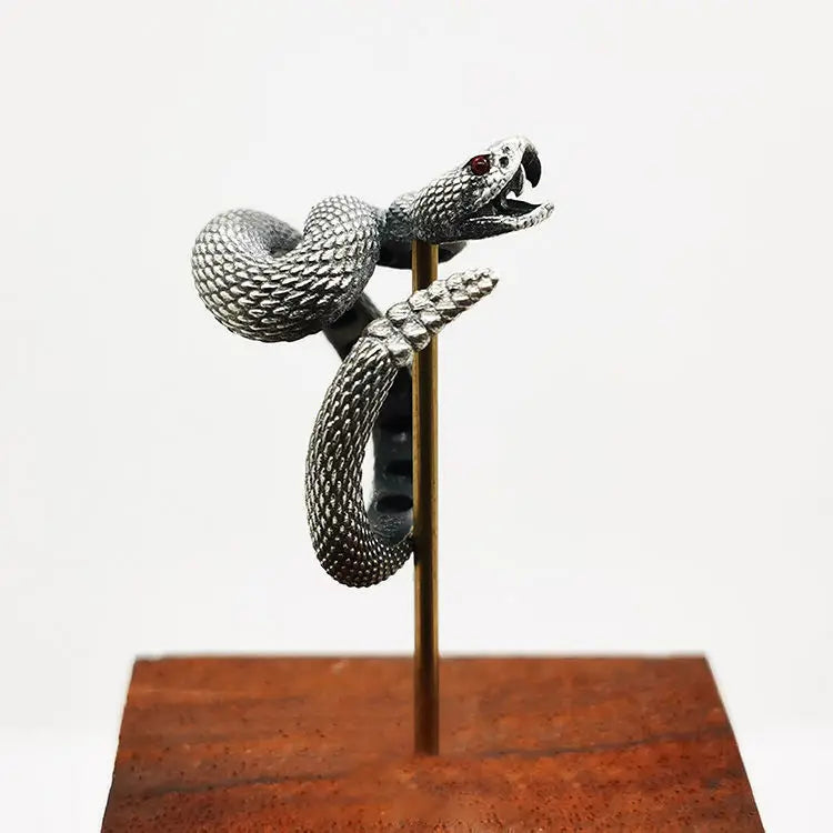 Vintage Snake Ring Adjustable Opening