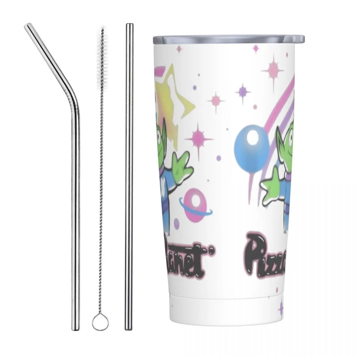 Stainless Steel Tumbler Toy Story Alien Thermal Mug planet airbrush Heat Preservation Cold Drink Mugs Cup