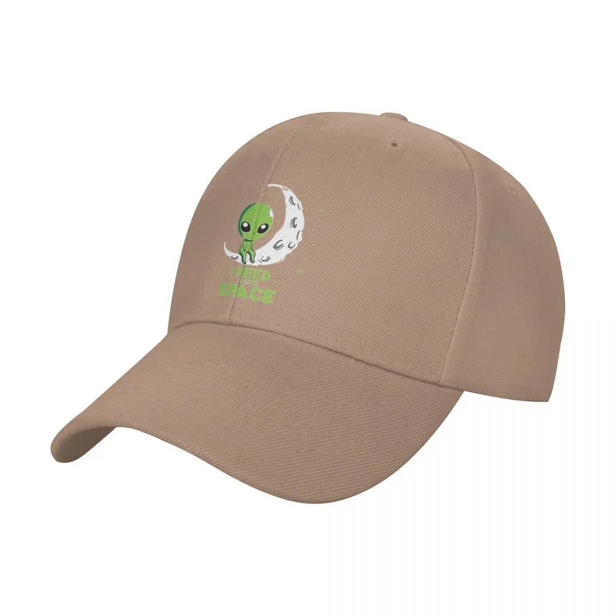 I Need Space Green Alien Cap