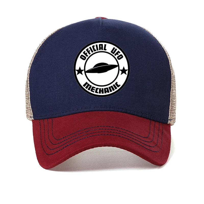 Official UFO Mechanic Funny Baseball Cap