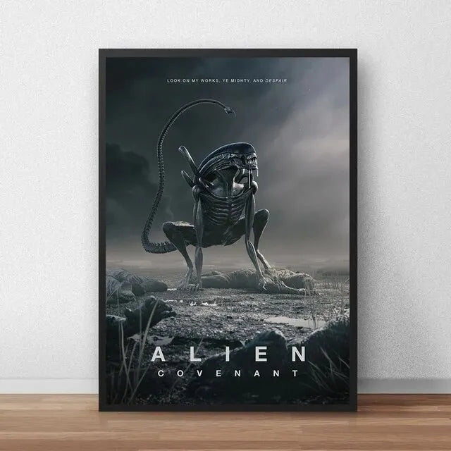 Classic Sci-Fi Alien Movie Poster