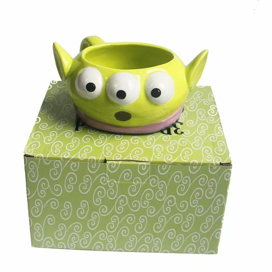 Three-eyed Monster Cartoon Ceramic Mug