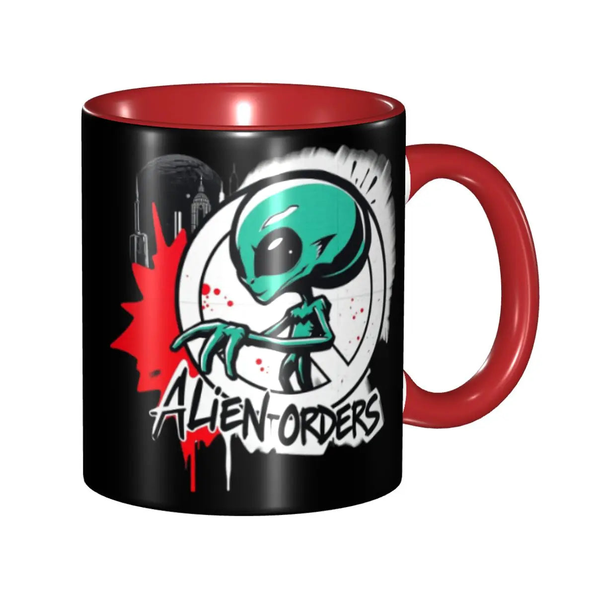 Graffiti Style Ignore Alien Orders Art Mug