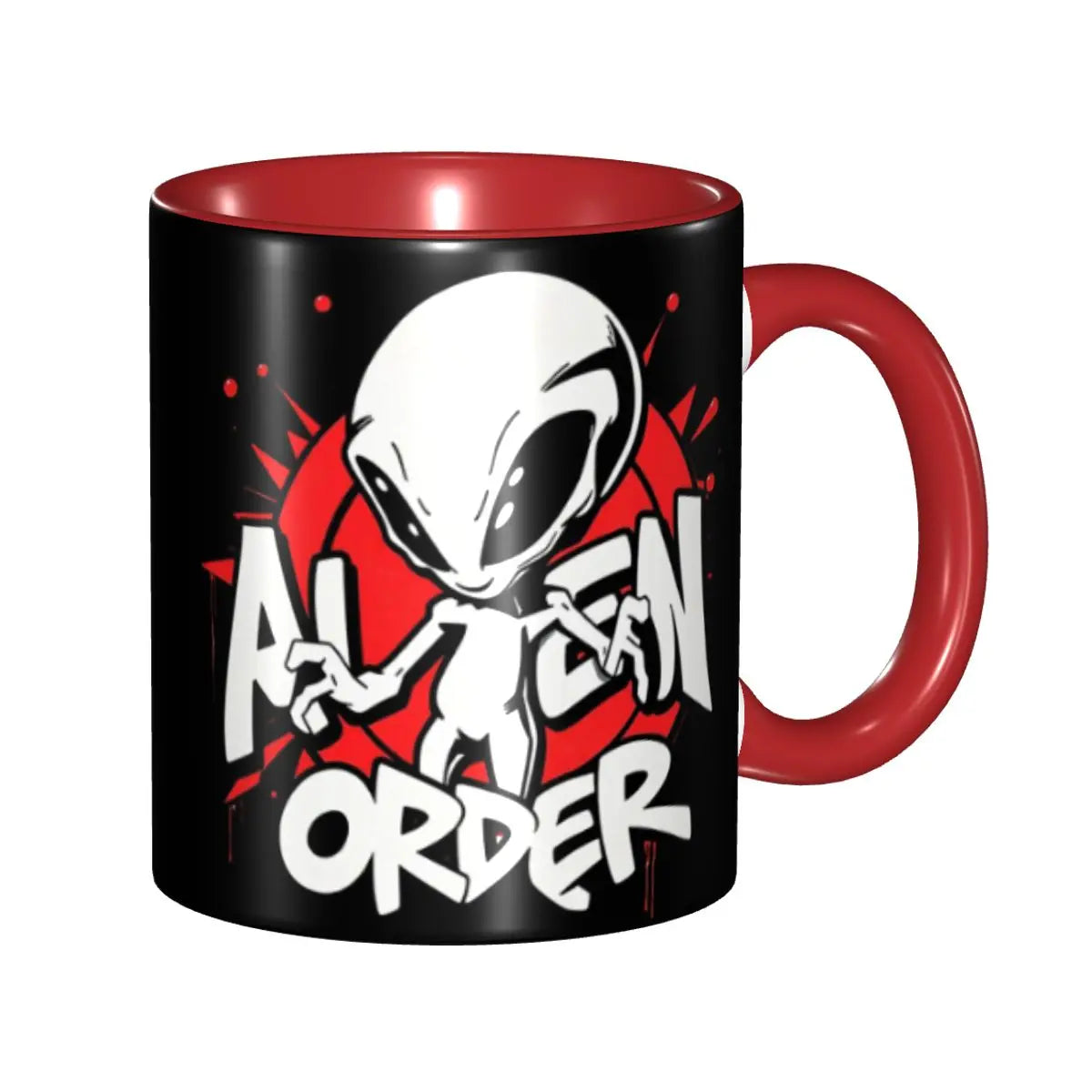 Ignore Alien Orders Street Art Mug Funny Ceramic Coffee Cups