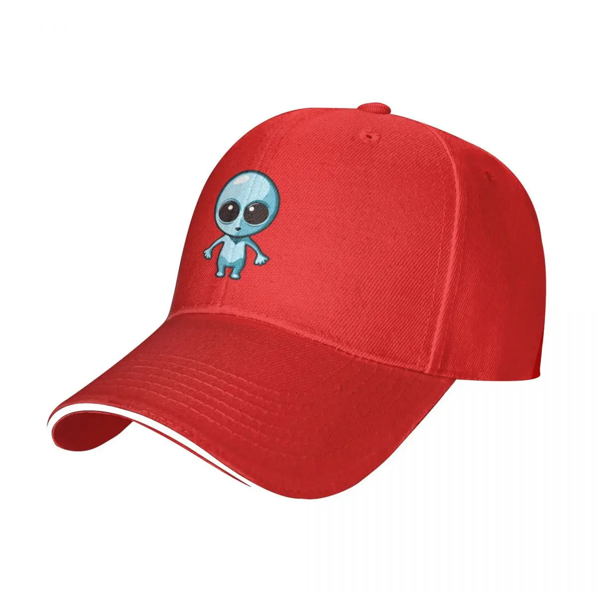 Cute Blue Alien A Baseball Caps Hat