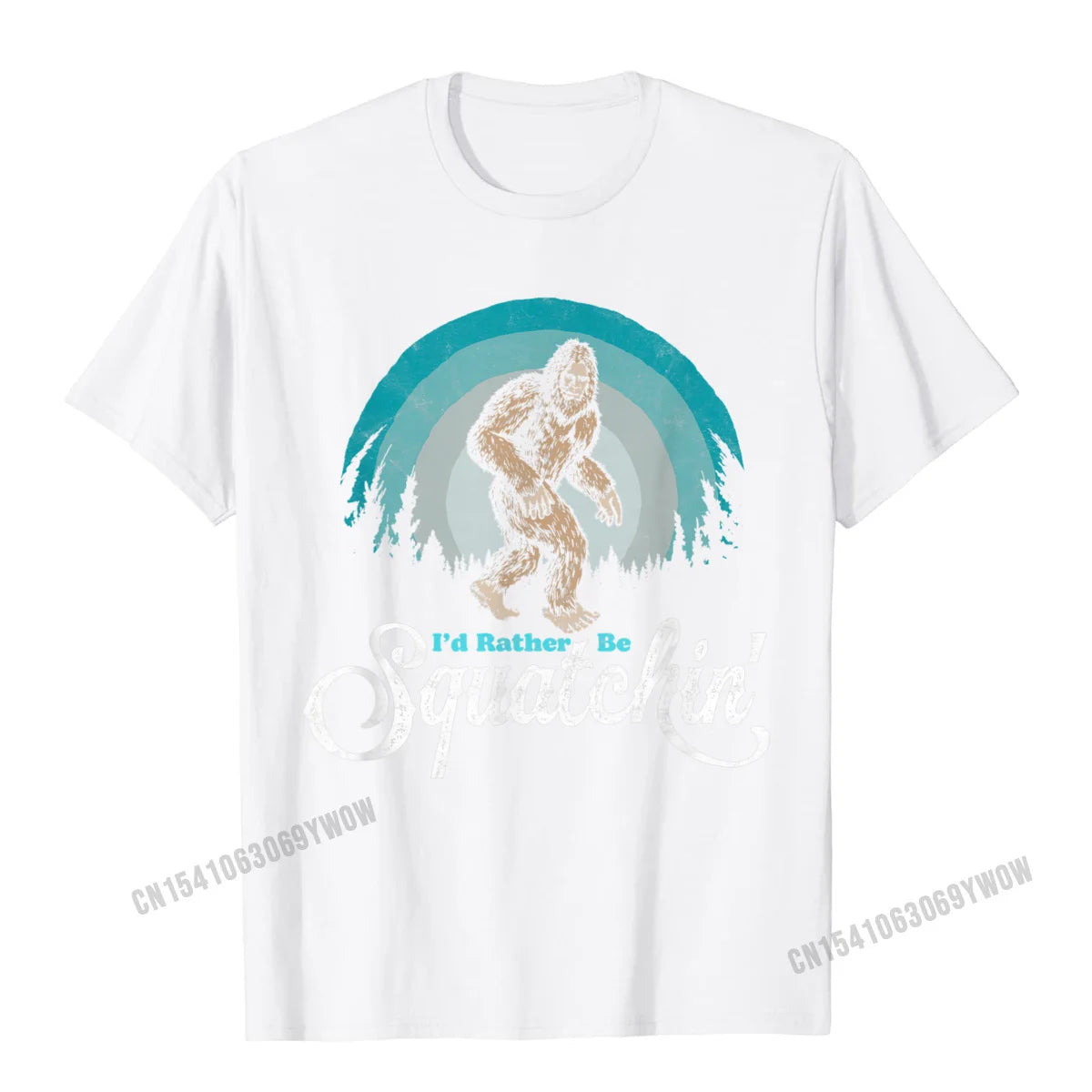 Id Rather Be Squatchin Vintage T Shirt