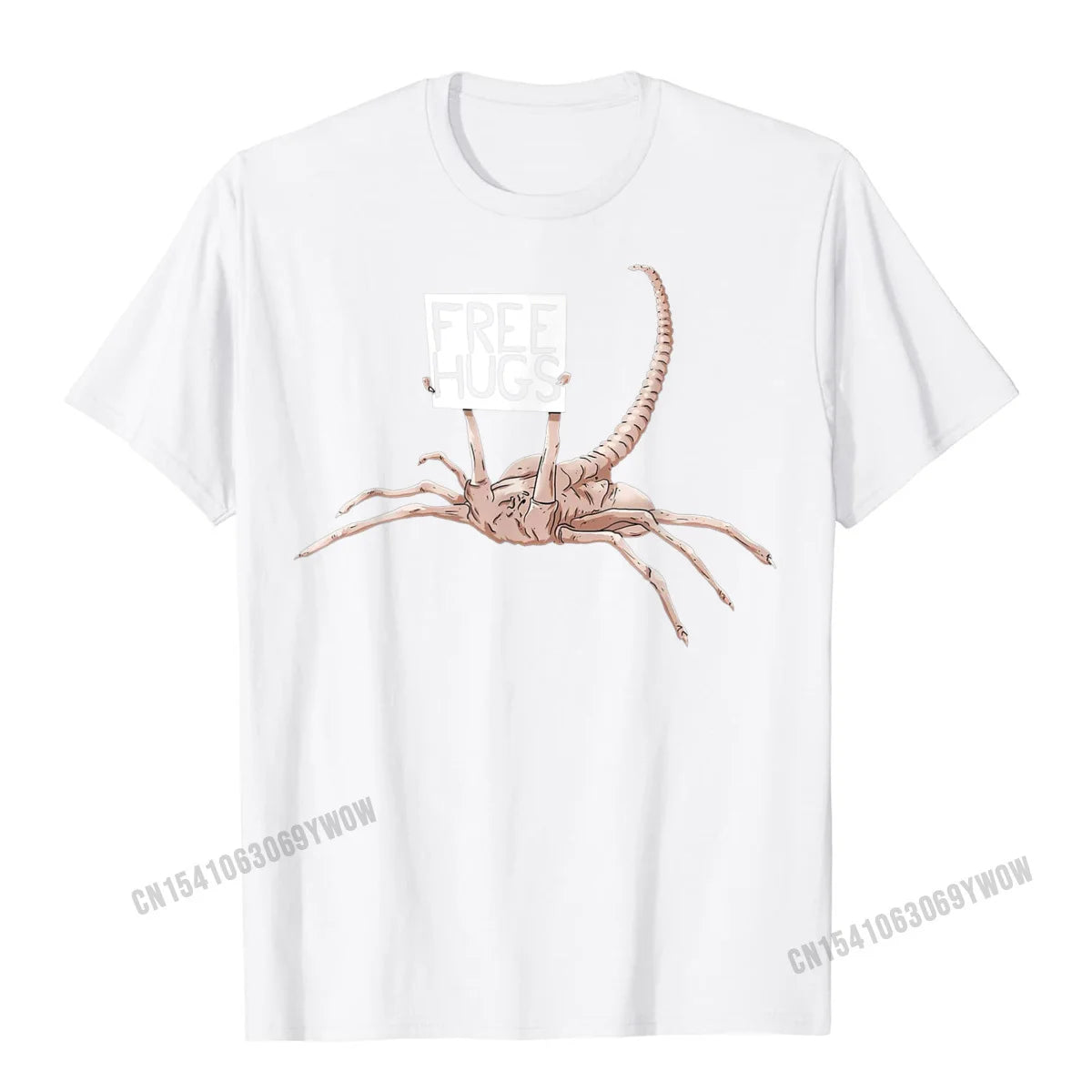 Free Hugs Funny Facehugger Aliens T-Shirt
