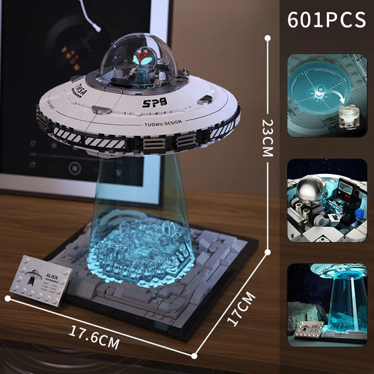 UFO Flying saucer Building block Alien Ship