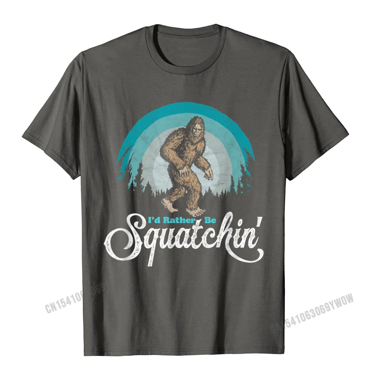 Id Rather Be Squatchin Vintage T Shirt