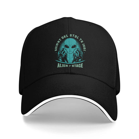 Cartoon Alien Stage Baseball Cap Classic Trucker