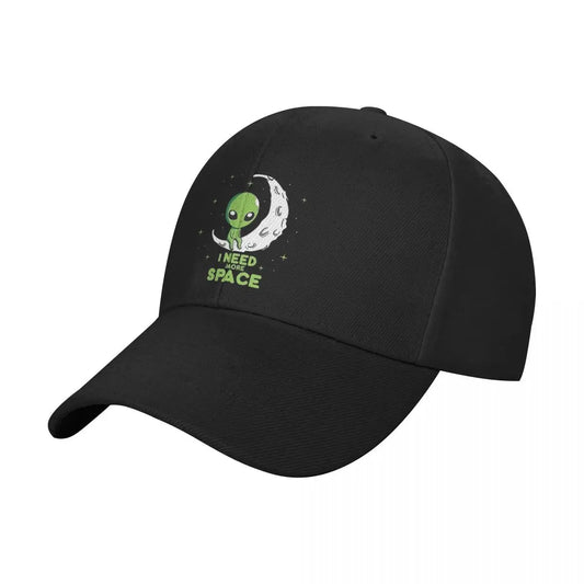 I Need Space Green Alien Cap