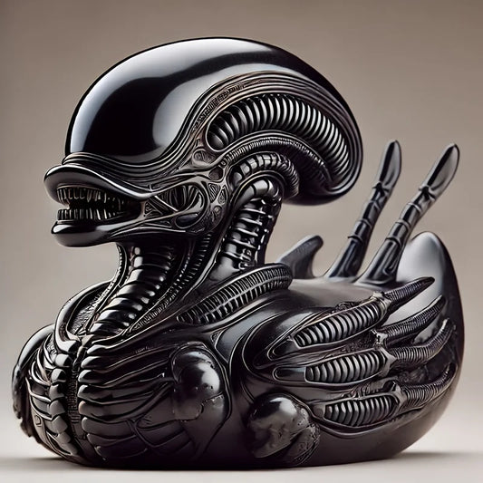 Alien Duck Resin Statue Evil Alien Duck Ornament