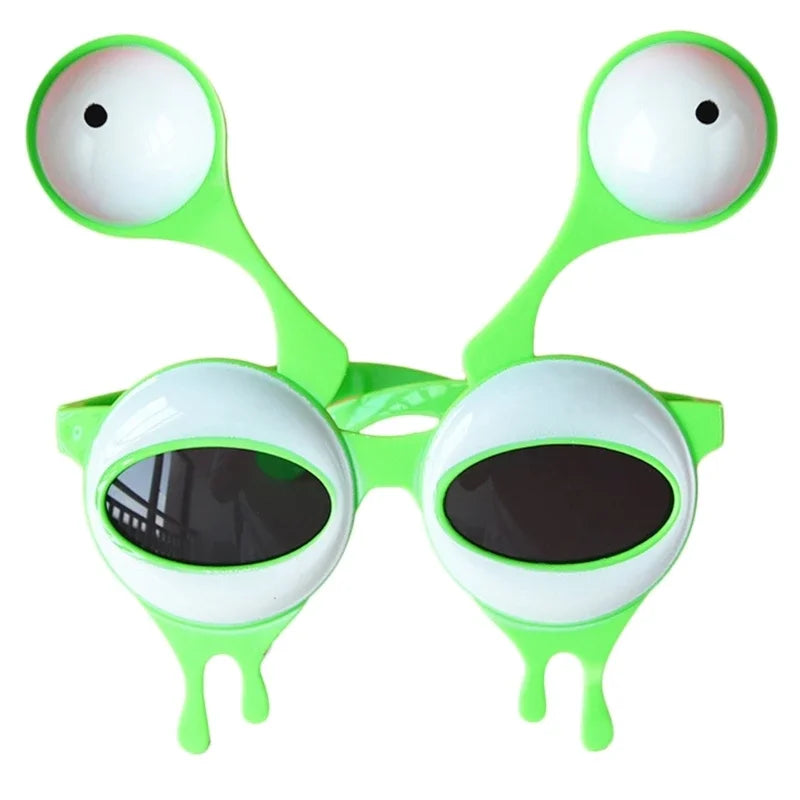 Funny Alien Sunglasses Hawaiian Summer Props